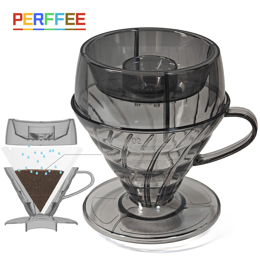 Coffee Equipment V60 - فلتر القهوة بالتنقيط دش V02 منقط