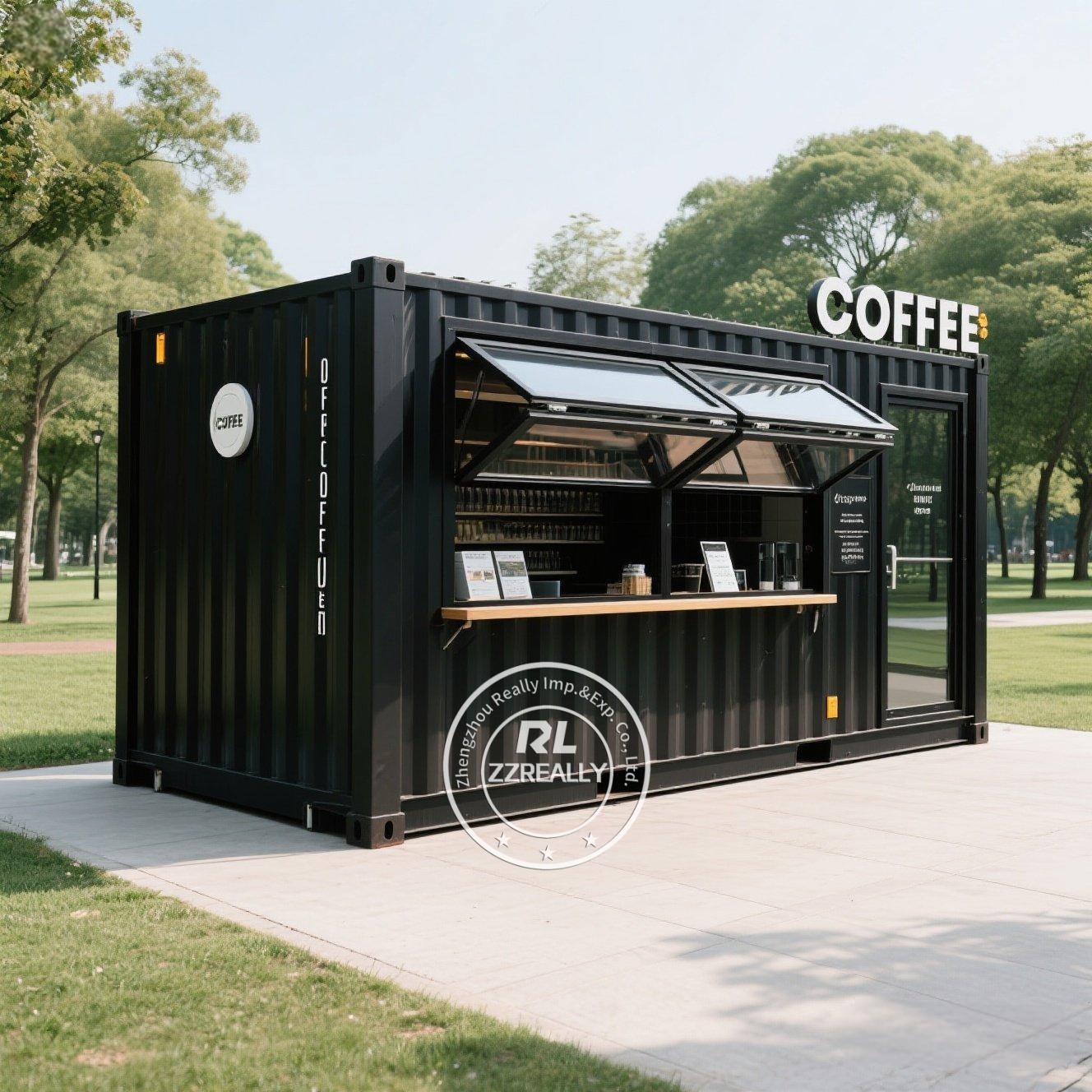 Coffee Equipment Stores - حاوية مقهى مع مطبخ مجهز بالكامل