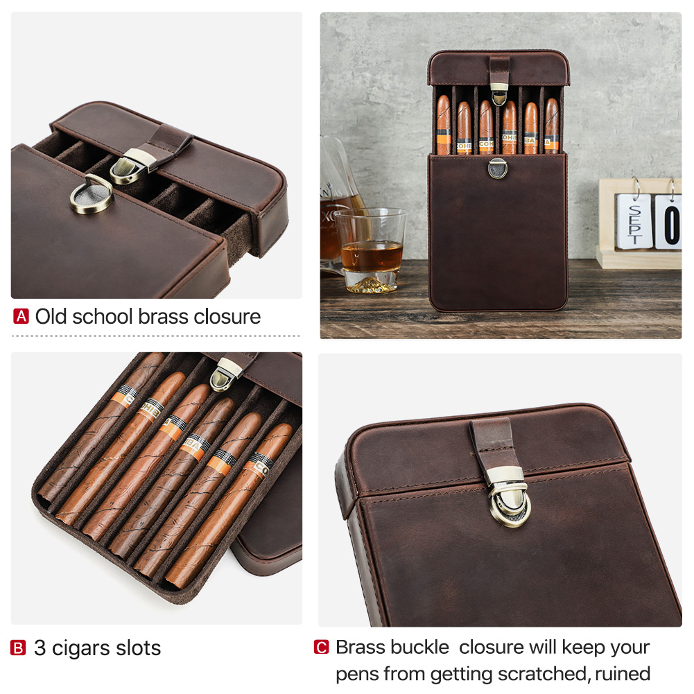 الفاخرة جلد طبيعي المحمولة الس - مراجعة Coffee Equipment Travel Bag وسعره