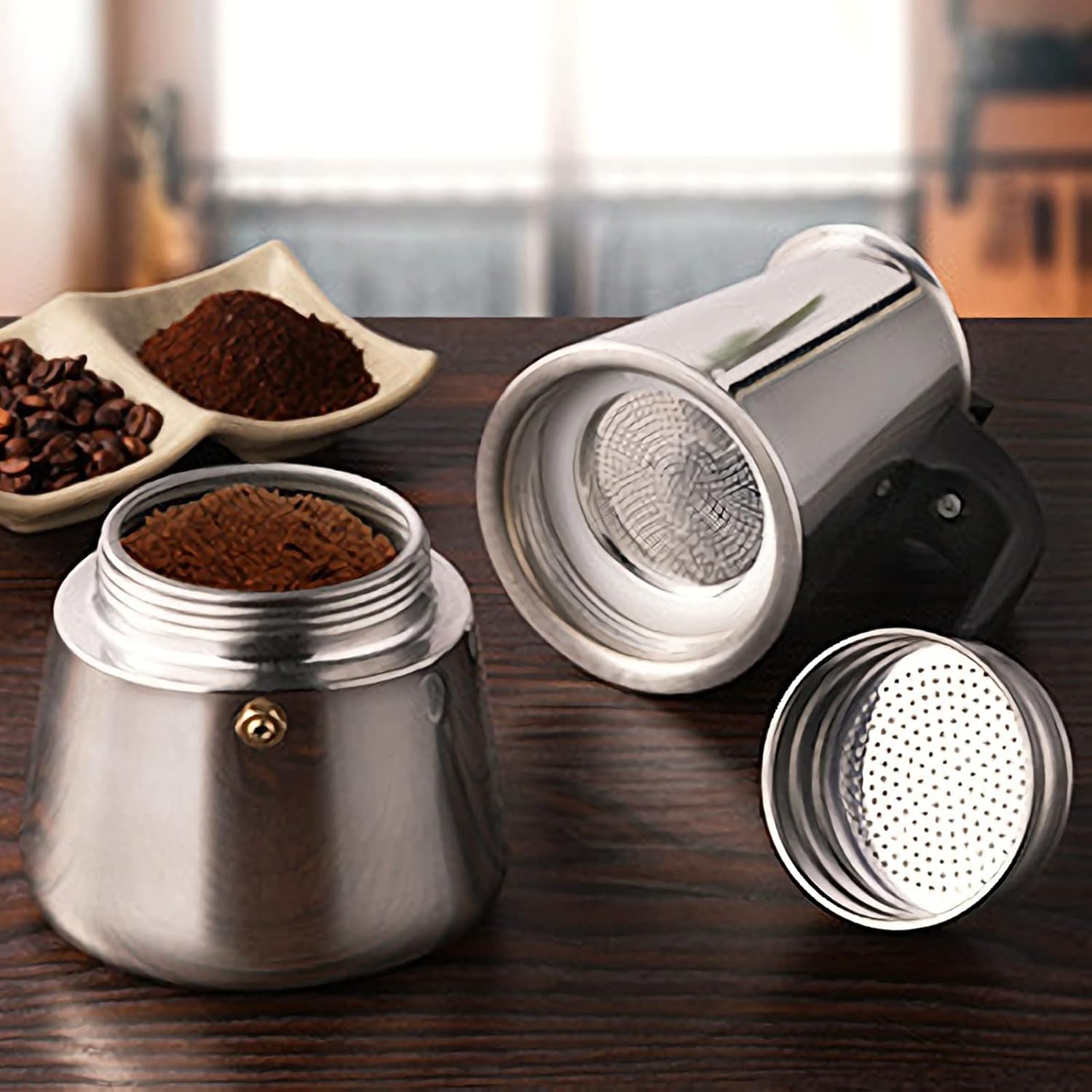 4/أكواب-ماكينة صنع قهوة موكا - مراجعة Coffee Equipment Espresso وسعره