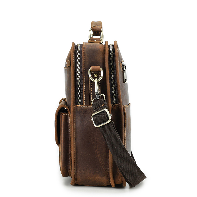 حقيبة كتف جلدية من CONTACT'S-C - مراجعة Coffee Equipment Travel Bag وسعره