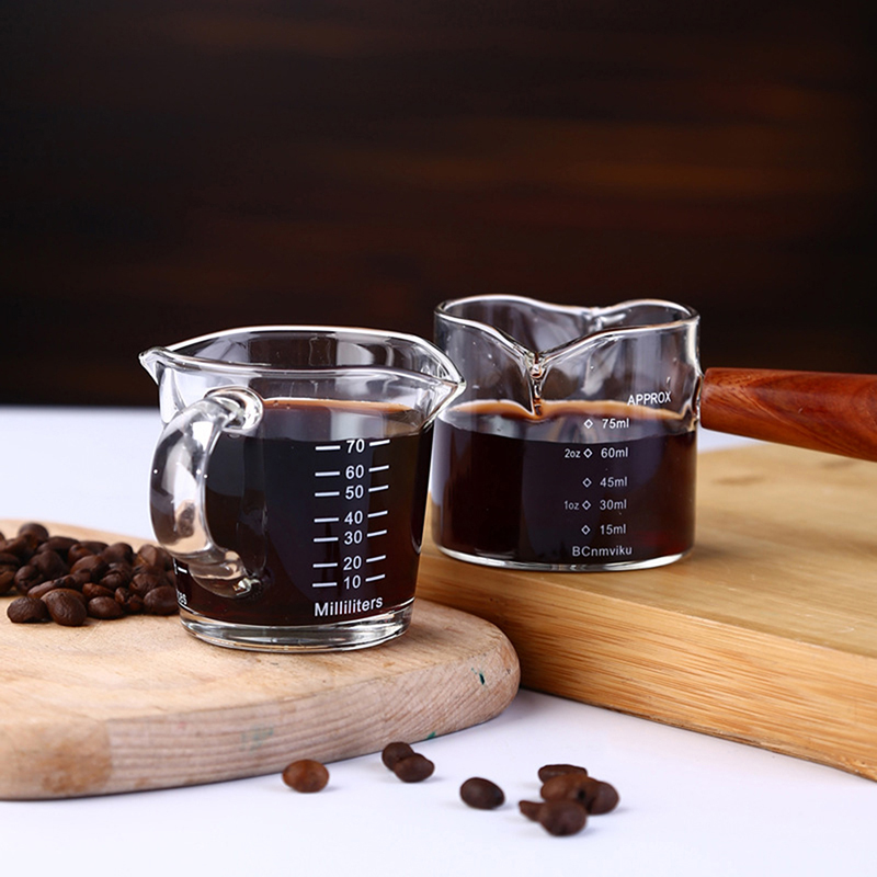 كوب قياس زجاجي للإسبريسو سعة 7 - مراجعة Espresso Shot Glass وسعره